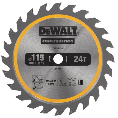 Reapris Dewalt DT20420-QZ Cirkelsågklinga